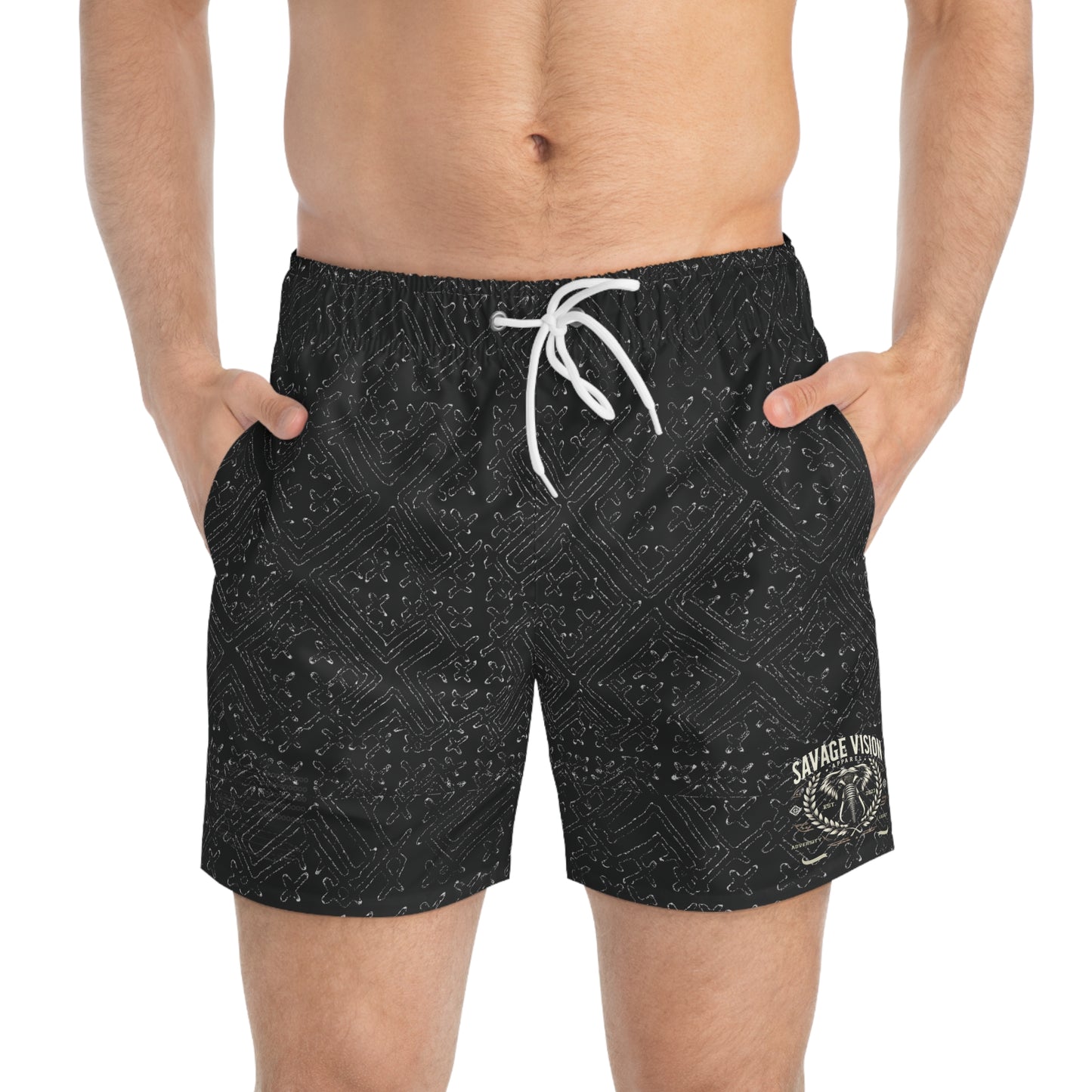 Hmong Meka Swim Trunks